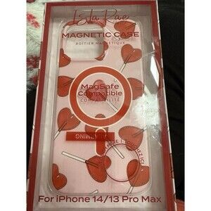 Isla Rae Magnetic Case iPhone 13 / 14 Pro Max Magsafe Compatable Heart Lollipops